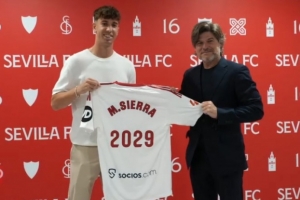 官方：塞维利亚续约21岁前锋米格尔·塞拉，新合同至2029年