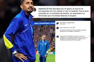 嘲讽马竞下轮就回家！拉菲尼亚道歉：当时太激动了，有球迷在骂我