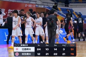 CUBAL女篮-华东师大逆转江西师大晋级8强 张馨文21+13