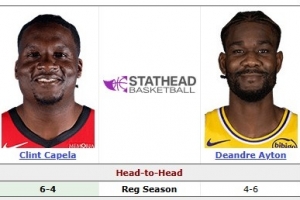 艾顿卡佩拉将迎季后赛首次交手！常规赛艾顿数据好 卡佩拉战绩优