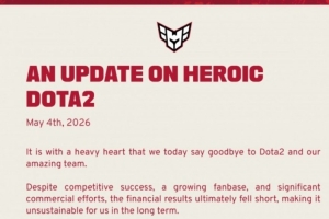 好突然！南美一哥HEROIC宣布退出DOTA2项目：因财务结果未能达标